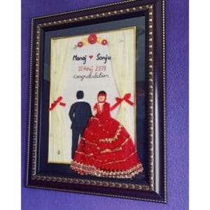 A4 Calendar Frame Embroidery