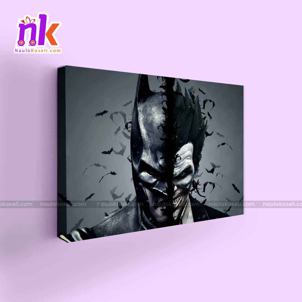 Batman (The Joker Released) 60x80x2cm Stretched Canvas Print