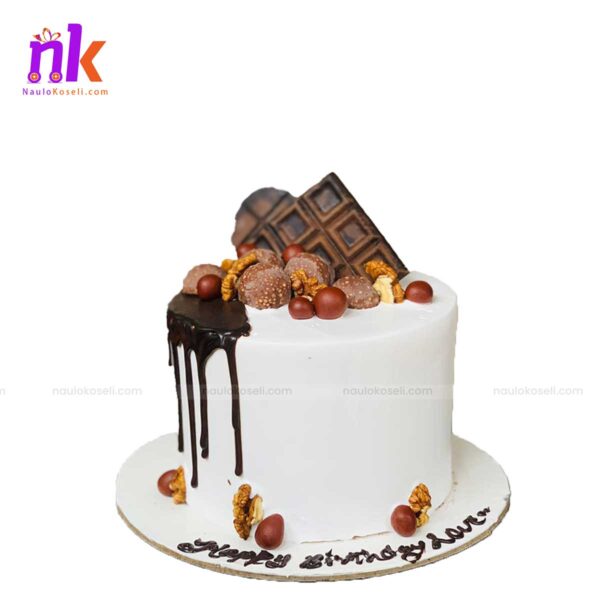 Special Birthday Cake with Toppings