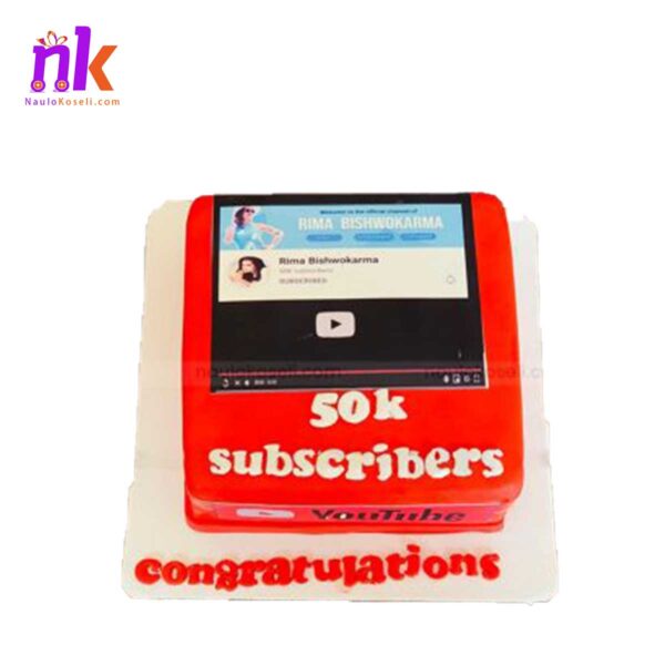 YouTube Cake Design in Nepal