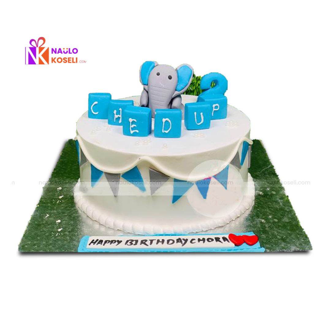 Elephant Cake Design in Nepal