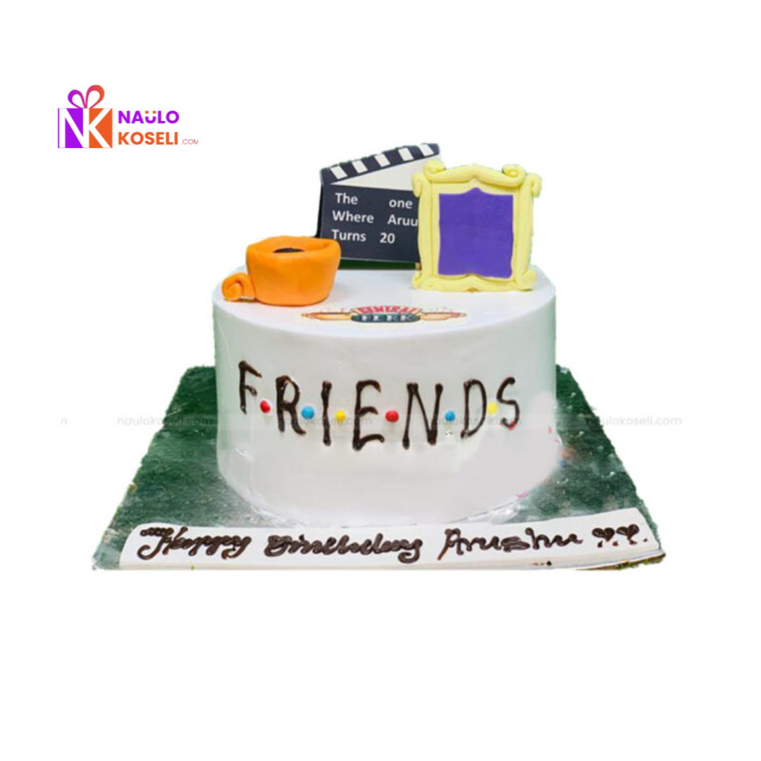 Friends Themed Cake in Nepal-2 Pounds