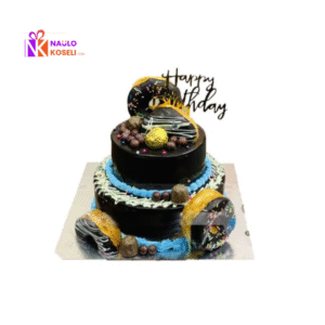 Doughnut Topping Cake