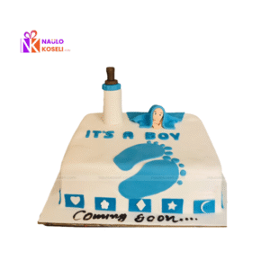 Beautiful Baby Shower Cake For Boy