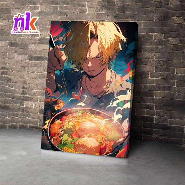 Sanji Wooden Framed Canvas Design