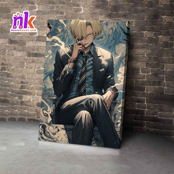 Sanji Wooden Framed Canvas Design