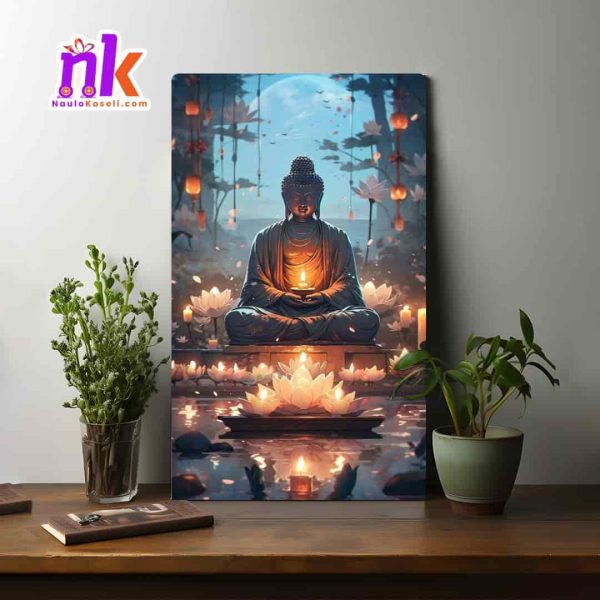 Printed Buddha Single Panel Canvas
