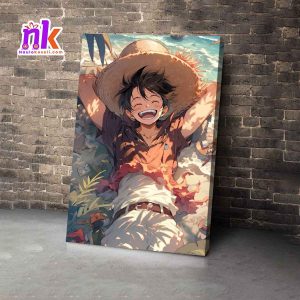 Luffy Printed Single Panel Canvas