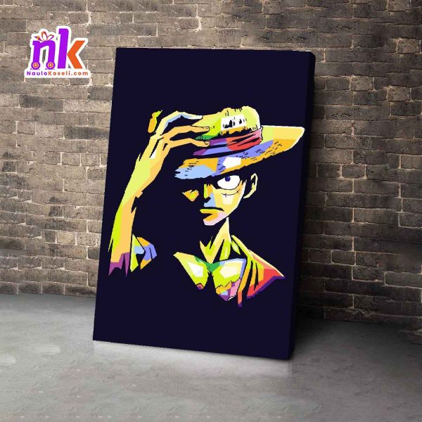 Luffy Wooden Framed Canvas