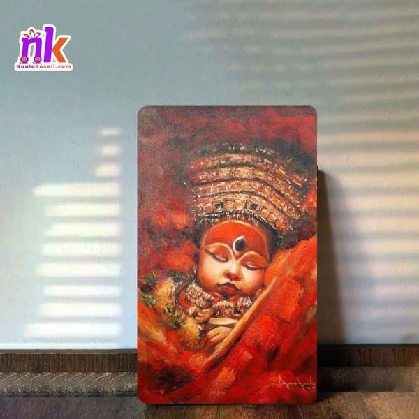 Kumari Wooden Framed Canvas Design