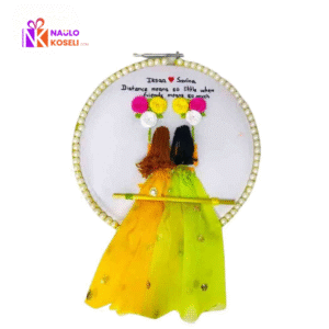 Friendship Themed Embroidery Hoop