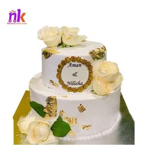 Two Storey Wedding Cake