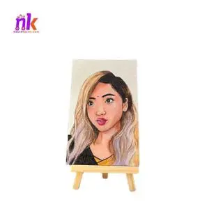 Single Portrait Handpainted Canvas