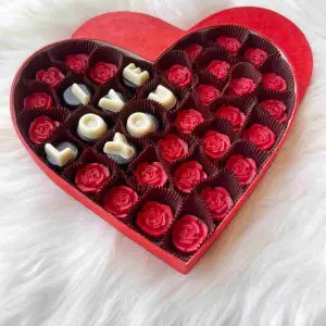 Personalized Heart Shaped Chocolate Box