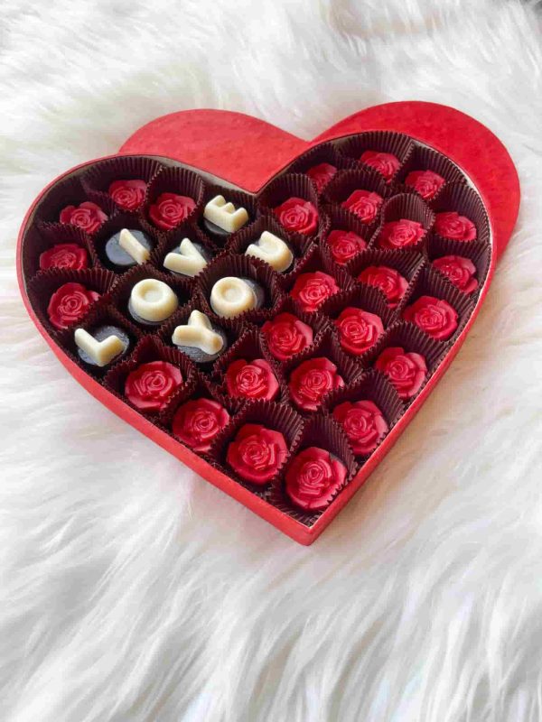 Personalized Heart Shaped Chocolate Box