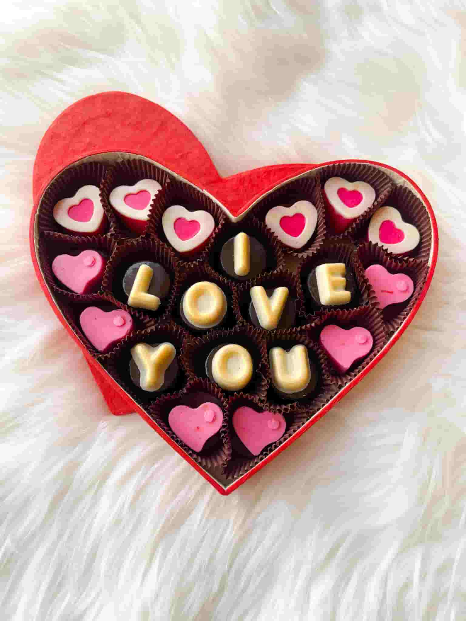 Customizable Heart Shaped Chocolate