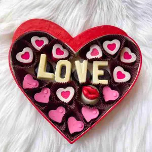 Love Heart Shaped Chocolate Box
