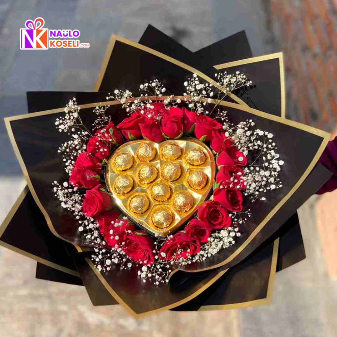 Chocolate Rose Bouquet Nepal