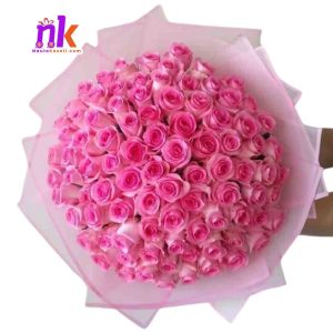 100 pcs Rose Bouquet Nepal