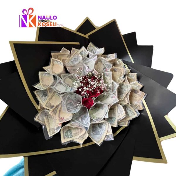 personalized money bouquet