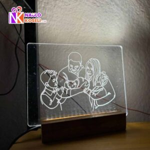 Personalised Acrylic Lamp