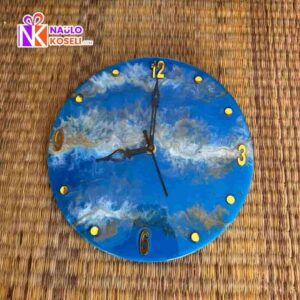 Circular Resin Clock