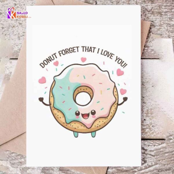 Donut Greetings Card