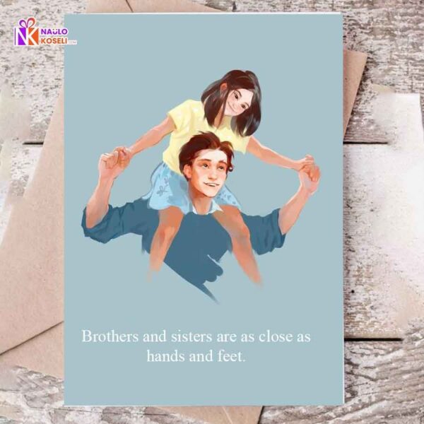 Greetings Card for Siblings