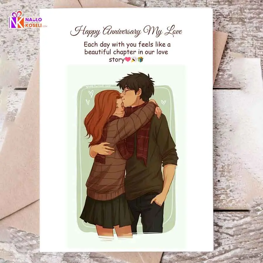 Anniversary Card for Love