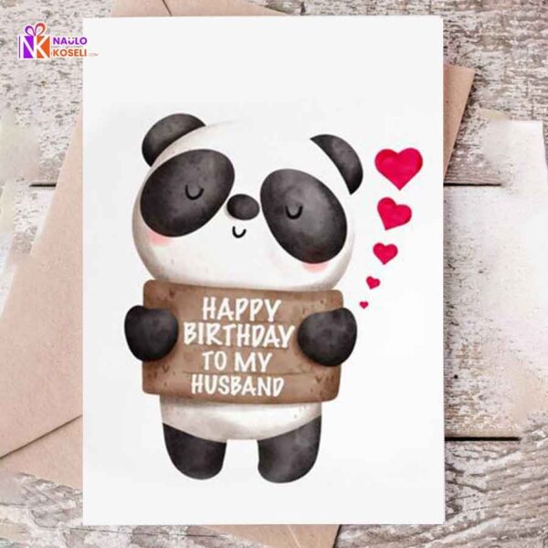 Birthday Greeting Card for Husband