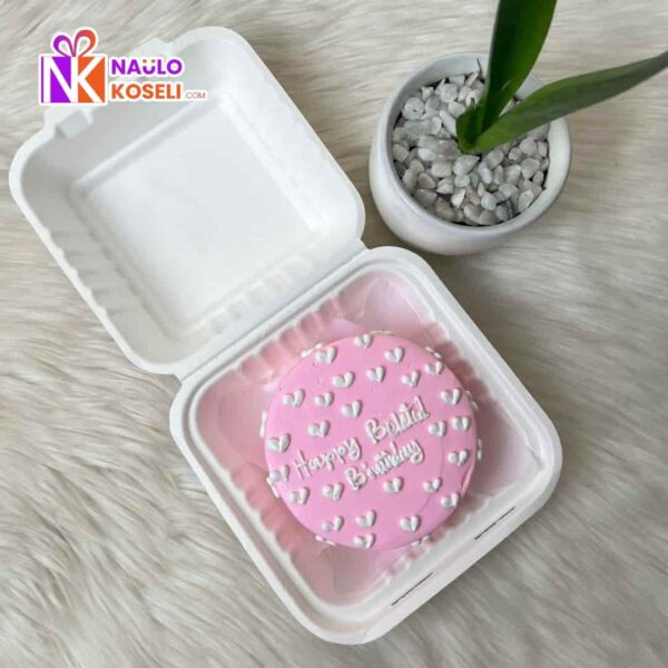 Bento Cake with Mini Hearts