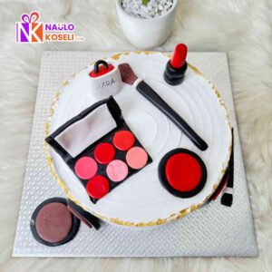 Makeup Kit Theme Cake