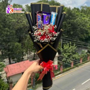 Chocolate Bouquet with Roses