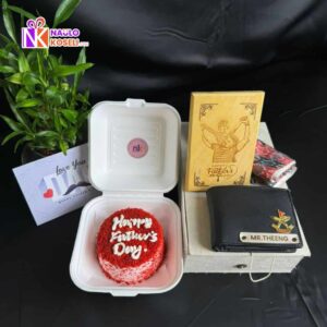 Father's Day Gift Box with Bento Cake