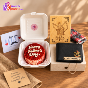 Father's Day Gift Box with Bento Cake