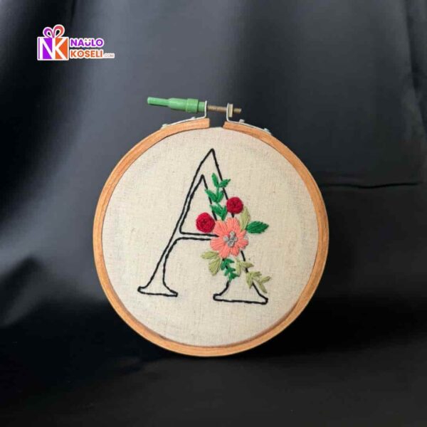 Floral Mini Embroidery Hoop