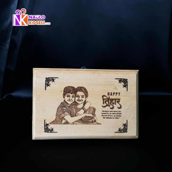 Wooden Frame for Bhai Tika