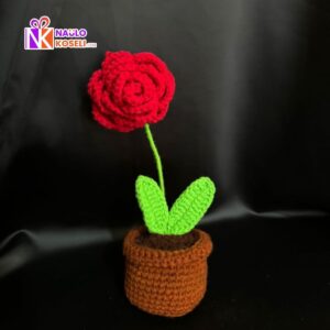 Handmade Potted Rose