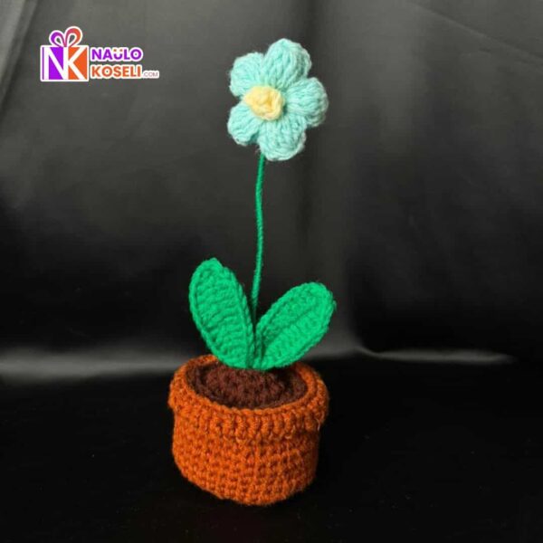 Mini Crochet Flower with Pot