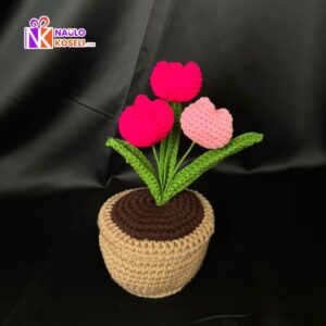 Potted Crochet Tulip