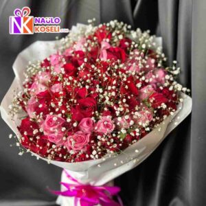 130 pcs rose bouquet