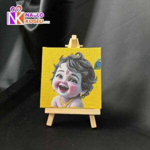 Baby krishna 10x10 canvas