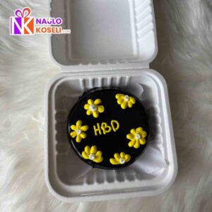 HBD bento with yellow flower