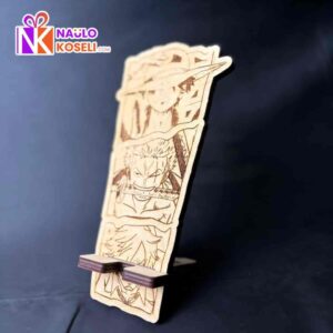 Luffy engraved mobile stand