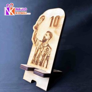 Messi engraved mobile stand