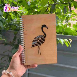 Swan Engraved Notebook