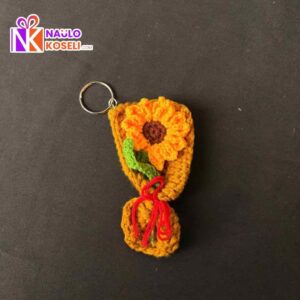 Mini Sunflower bouquet keyring