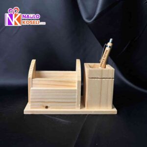 Wooden pen holder