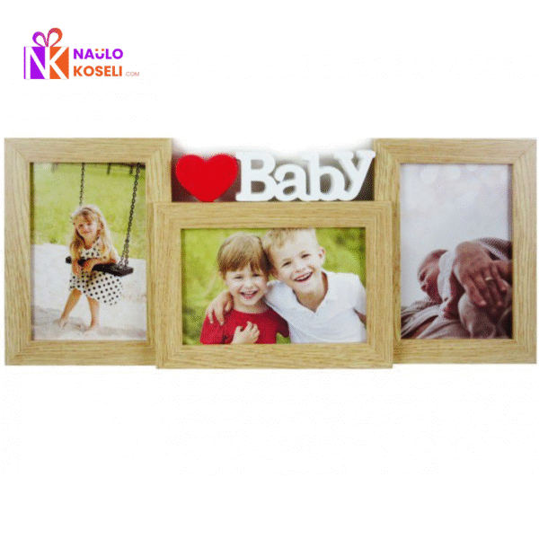 Customizable Baby 3-Photo Frame - NauloKoseli.com