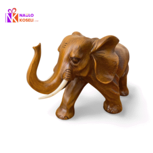 Elegant Brown Elephant Decor Showpiece